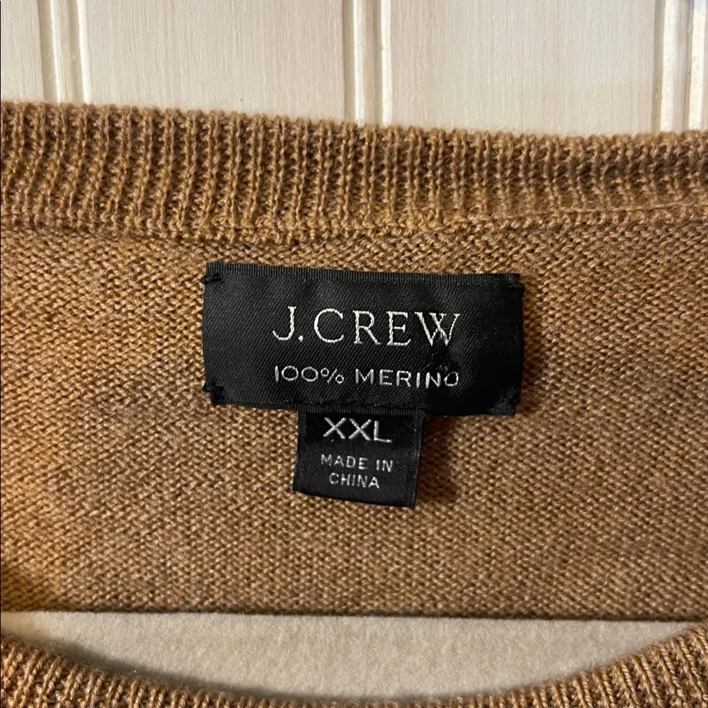 J CREW MENS MERINO CREWNECK XXL